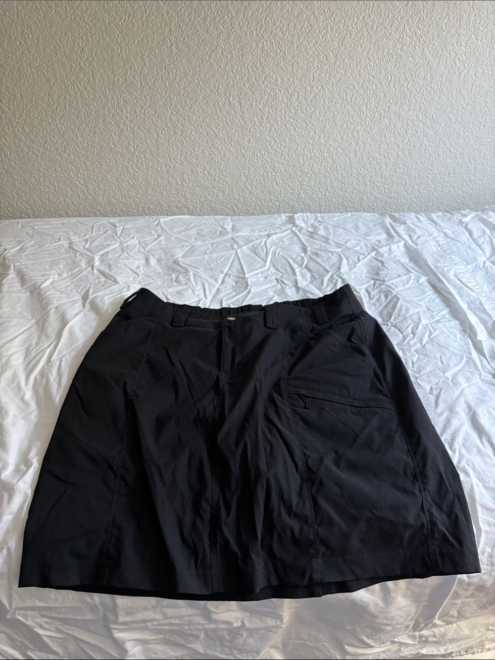 Duluth Trading Co Black A-Line Utility Skirt